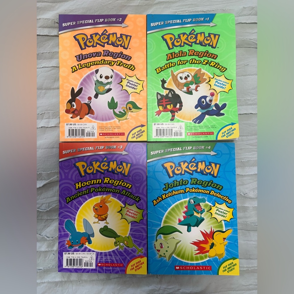 Pokemon Super Special Flip Books Set